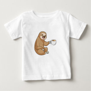 Camiseta De Bebé Sloth with Cup