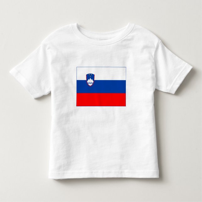 Camiseta De Bebé Slovenia Flag (Anverso)