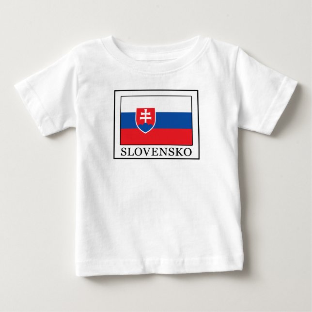 Camiseta De Bebé Slovensko (Anverso)