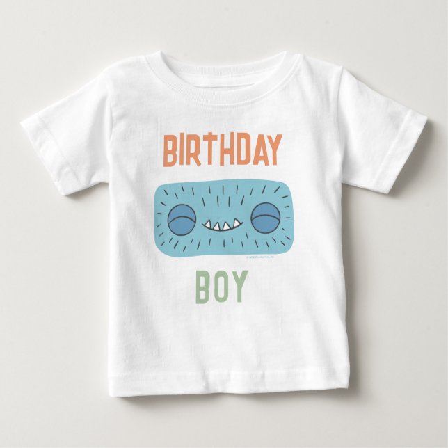 Camiseta De Bebé Slumberkins Hammerhead Birthday Boy (Anverso)