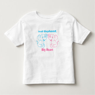 Camiseta De Bebé Small Elephant, Big Heart – Cute Kids T-Shirt