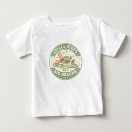 Camiseta De Bebé Small Steps Big Dreams Pre-K