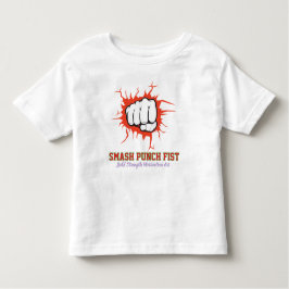 Camiseta De Bebé Smash Punch Fist – Bold Strength Motivation Art
