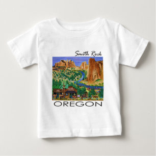 Camiseta De Bebé Smith Rock ~ Oregón