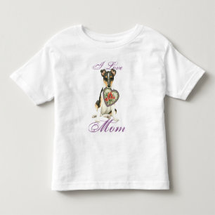 Camiseta De Bebé Smooth Collie Heart Mom