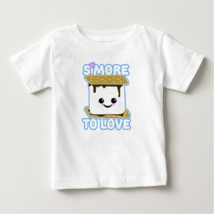 Camiseta De Bebé S'more al amor