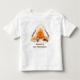 Camiseta De Bebé S'more Campfire Cute Birday