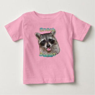 Camiseta De Bebé Snack Bandit Funny Raccoon Toddler T-Shirt - Cute