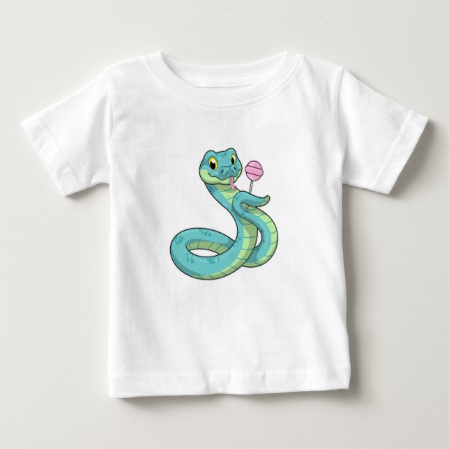 Camiseta De Bebé Snack con Lollipop (Anverso)