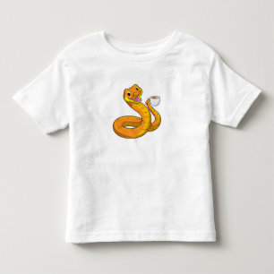 Camiseta De Bebé Snake con copa de café