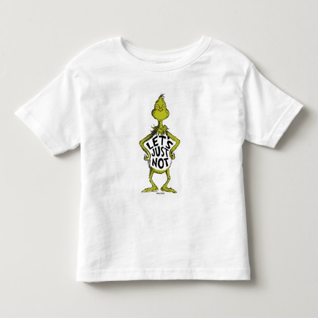 Camiseta De Bebé Snarky Grinch | Divertidos, simplemente no (Anverso)