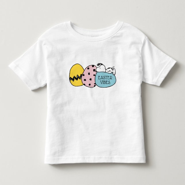 Camiseta De Bebé Snoopy - Feliz Pascua (Anverso)