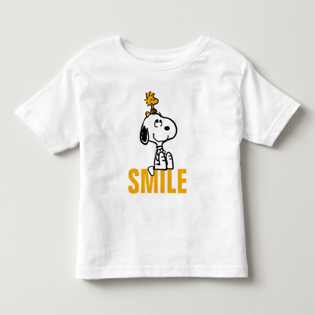 Camiseta De Bebé Snoopy & Woodstock - Todas las sonrisas (Anverso)