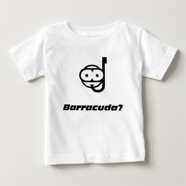 Camiseta De Bebé Snorkel barracuda (Anverso)