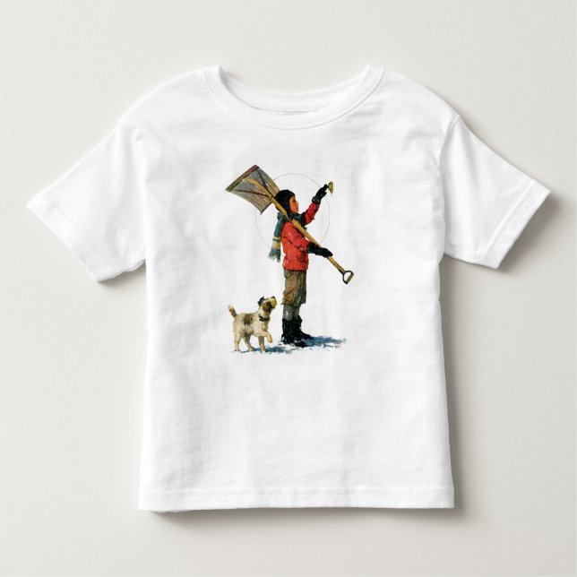 Camiseta De Bebé Snow Shoveler (Anverso)
