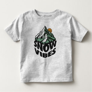 Camiseta De Bebé Snow Vibes Tee