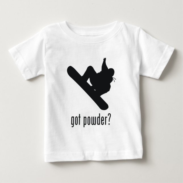 Camiseta De Bebé Snowboard (Anverso)