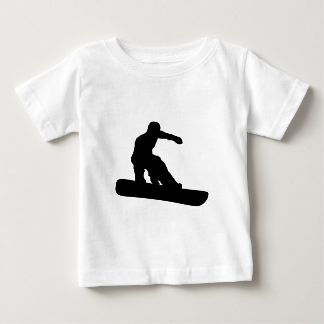 Camiseta De Bebé Snowboarder (Anverso)