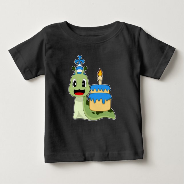 Camiseta De Bebé Snowday Candle Cake (Anverso)