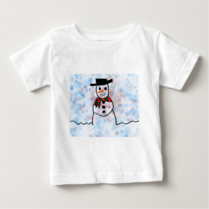 Camiseta De Bebé Snowman