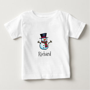 Camiseta De Bebé Snowman
