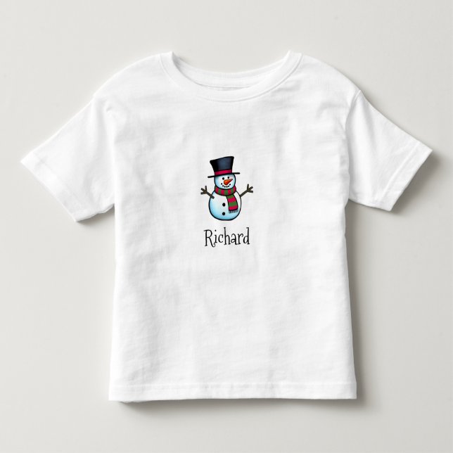 Camiseta De Bebé Snowman (Anverso)