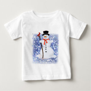 Camiseta De Bebé Snowman T-Shirt