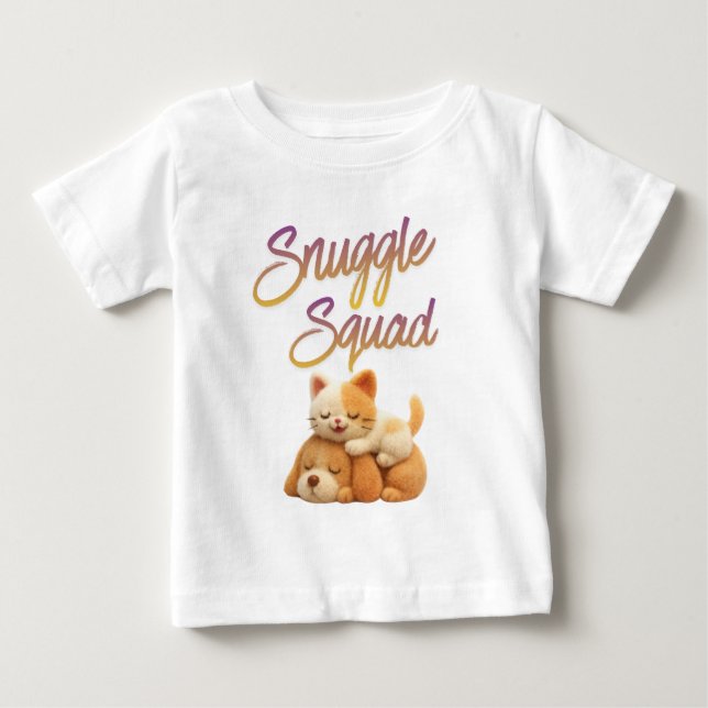 Camiseta De Bebé Snuggle Squad  (Anverso)