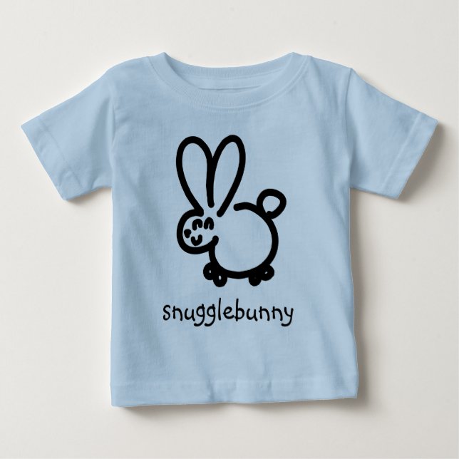 Camiseta De Bebé snugglebunny (Anverso)