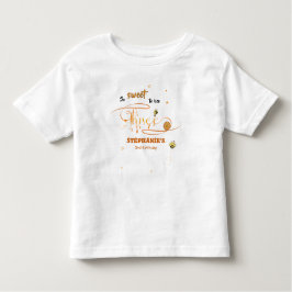 Camiseta De Bebé So Sweet To Bee Three Cute Honey Bee 3rd Birthday