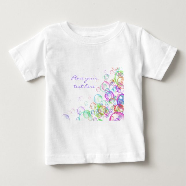 Camiseta De Bebé Soap Bubbles (Anverso)