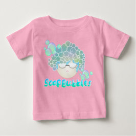 Camiseta De Bebé Soap Bubbles bebé niña rosa