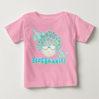 Camiseta De Bebé Soap Bubbles bebé niña rosa