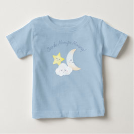 Camiseta De Bebé Sobre la Luna y las Estrellas Baby Shower