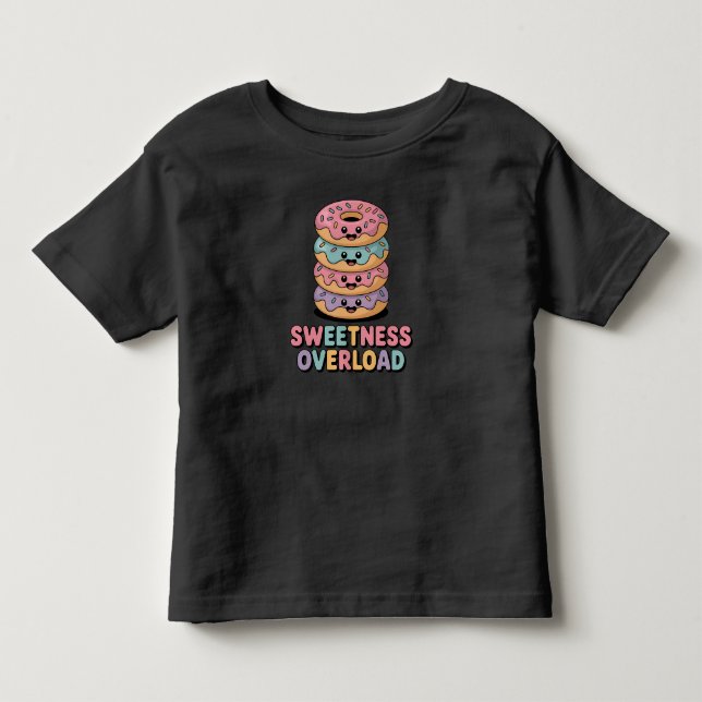 Camiseta De Bebé Sobrecarga de Dulzura | Donut (Anverso)