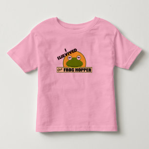 Camiseta De Bebé Sobreviví la tolva de la rana