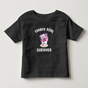 Camiseta De Bebé Sobreviviente de Tummy Ache 