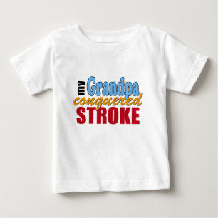 Camiseta De Bebé Sobreviviente del abuelo Stroke