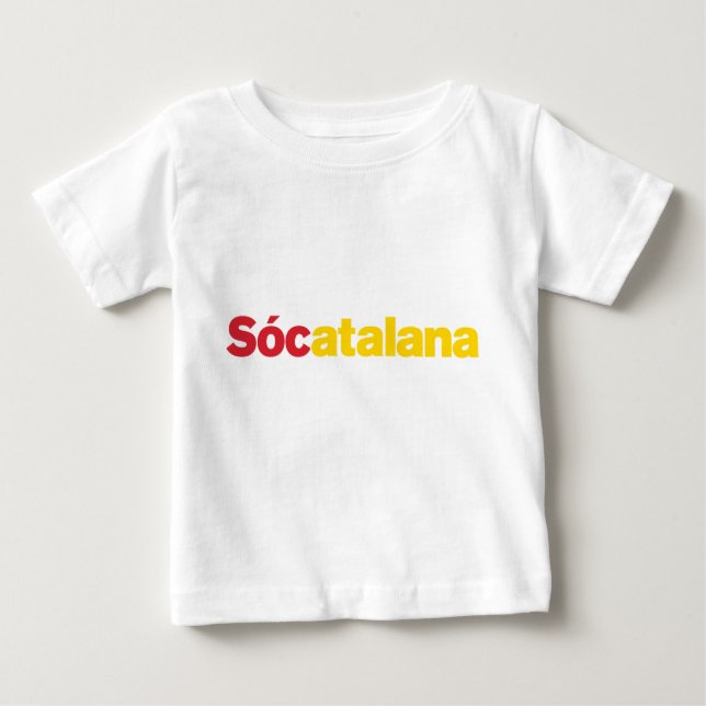 Camiseta De Bebé Sócatalana Babe (Anverso)