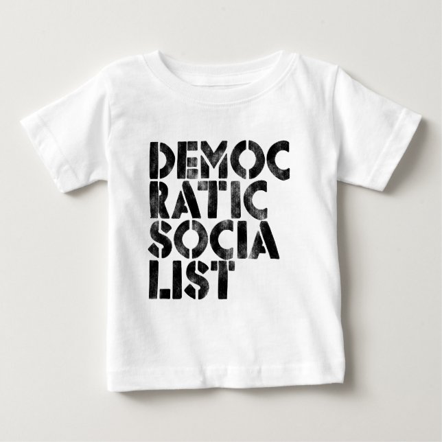 Camiseta De Bebé Socialista Democratic (Anverso)