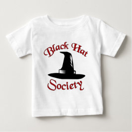 Camiseta De Bebé Sociedad del gorra negro
