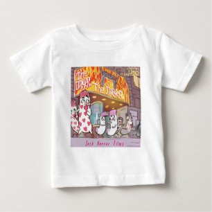 Camiseta De Bebé Socks Horror filma The Dryer Funny