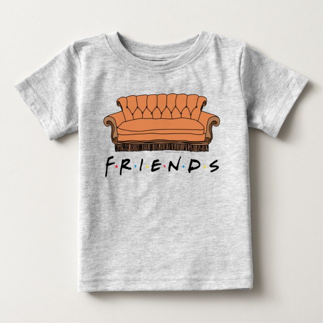 Camiseta De Bebé sofá FRIENDS™ (Anverso)