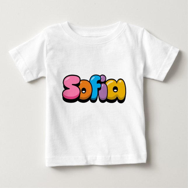 Camiseta De Bebé Sofía (Anverso)