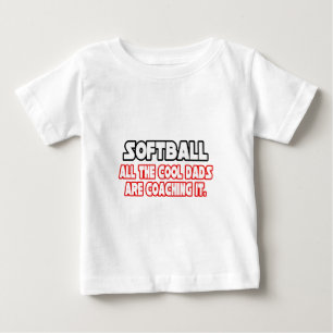 Camiseta De Bebé Softball...Guay Dads