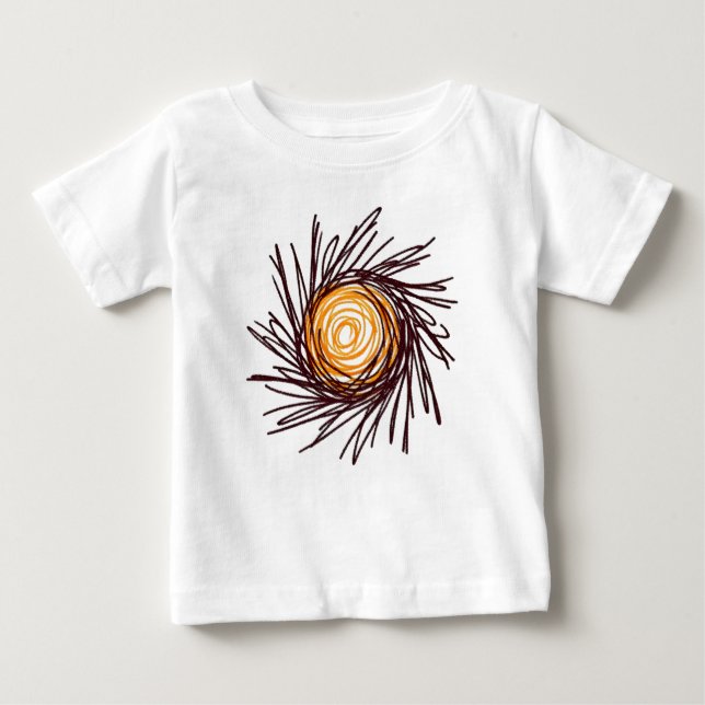 Camiseta De Bebé Sol dibujado (Anverso)
