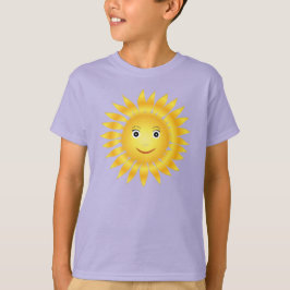Camiseta De Bebé Sol feliz Emoji sonriente amarillo lindo soleado