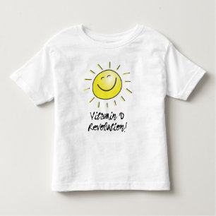 Camiseta De Bebé Sol feliz, tanque de la revolución de la vitamina 