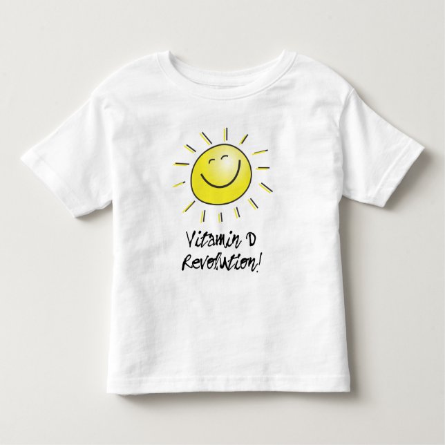 Camiseta De Bebé Sol feliz, tanque de la revolución de la vitamina  (Anverso)