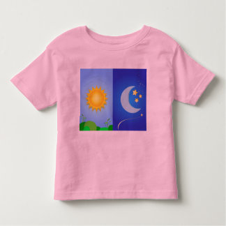 Camiseta De Bebé sol y luna